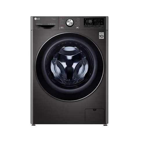 [mLGF4V9VCP2E] LG Washer Dryer 9/6kg Black Steel 16vat
