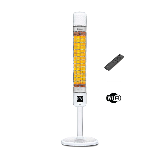 [mTkmzLUXEVA] Luxeva Smart Vertical Carbon Heater 2500W Remote Control Wifi - White