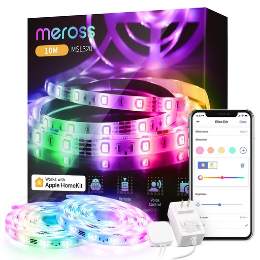 [mMSL320CHK] Meross Smart Wi-Fi LED Strip with RGB (2X5 meter)