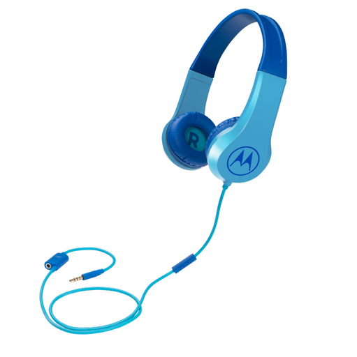 [mMtrSqd200Bl] Motorola Squads 200 Kids Over Ear Headset Blue