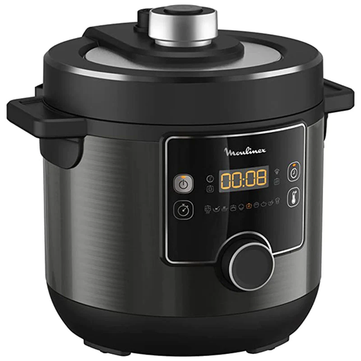 [mMxCE777827] Moulinex 7.5Liter Electric Pressure Cooker Turbo Cuisine Maxi Fast Multi Cooker 1200W - Black