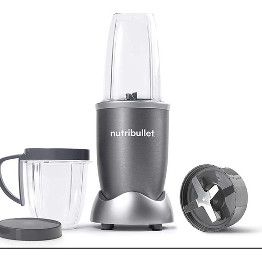 [mNbNBR0812M] NutriBullet Personal Blender 600W 5 Pieces Silver/Black