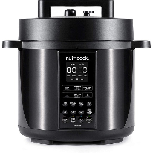 [mNbNCSP204K] Nutricook Smart Pot2 6 Liters Electric Pressure Cooker 12Programs Black