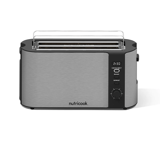 [mNbNCT104S] Nutricook Toaster 1500W 4 Slice Digital - Stainless Steel