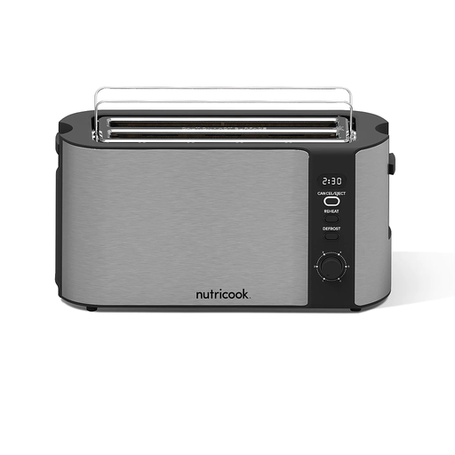 [mNbNCT104S] nutricook toaster 1500W 4 slice digital - stainless steel