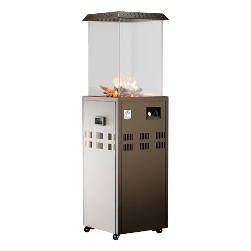 [mLmrA1004] Olmar Gas Heater 1.4m Fire Place Gardens4