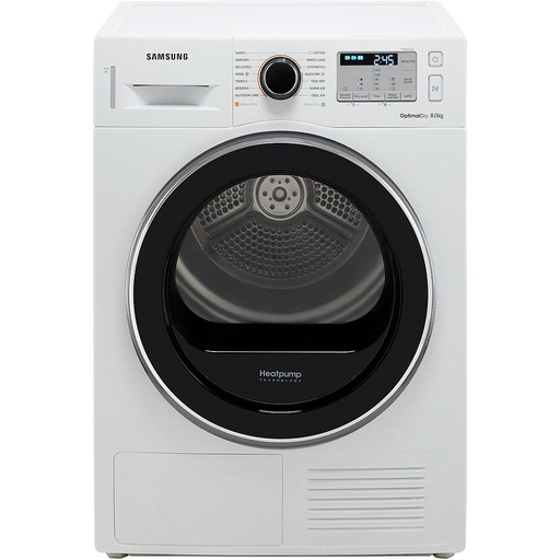[mSsgDV80TA020AE] Samsung Dryer 8kg HeatPump White