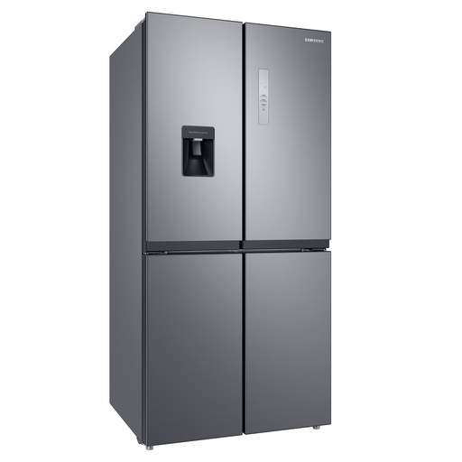[mSsgRF48A4010M9LV] Samsung Refrigerator NoFrost Four Door 508 Liter Silver With Water Dispenser
