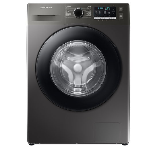 [mSsgWW80TA046AX1FH.0VAT] Samsung Washing Machine Steam  Inverter Eco Bubble 8kg - Silver [0VAT]