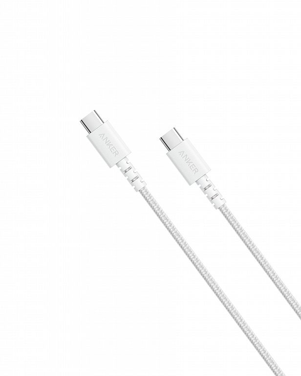 Anker Powerline Select+ USB-C To USB-C 2.0 Cable 3FT - White