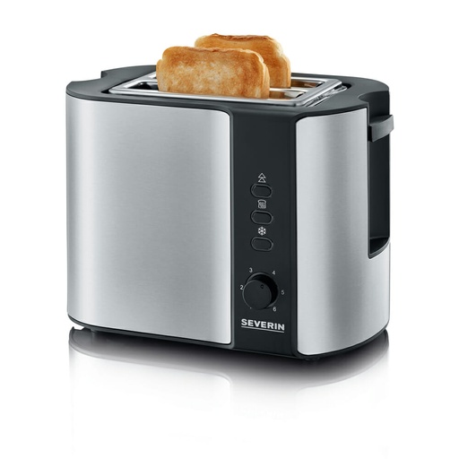 [mSvrn2589] Severin Toaster 800W SS/Black