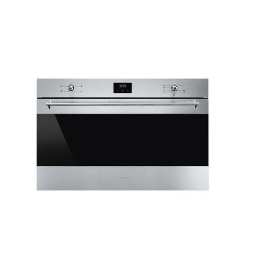 [mSmgSF9300GGVX1] SMEG Gas Oven 90cm With Gas Grill Digital - Stainless Steel