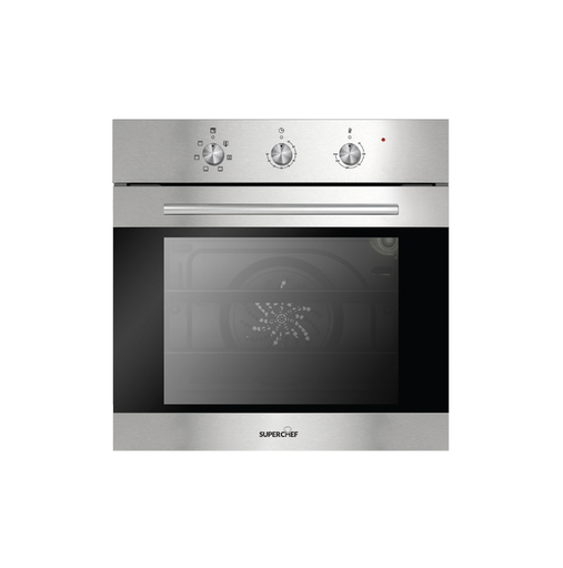 [mSprcSPbo12GGT67x] SuperChef Built in Gas Oven 60cm 67Liter Stainless Steel
