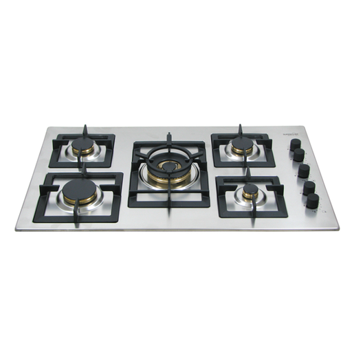 [mSprCTSLSBBJ95X] SuperChef Hob 90cm 5Burners Brass Side Knobs Full Safety جميعهم نحاس مفصول مفاتيح جانبية