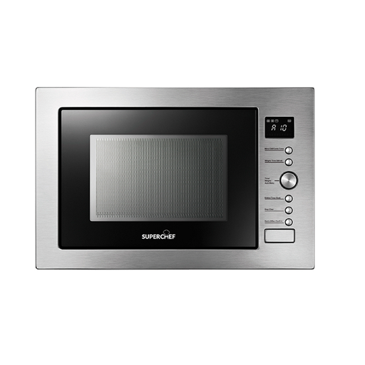 [mSprcMW6AC34SX] SuperChef Microwave Oven 34Liter Built-in with Grill Stainless Steel