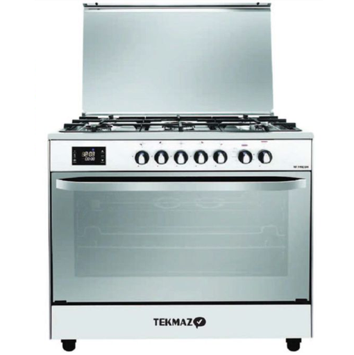 [mTkmzNasGSS90] Tekmaz Gas Cooker 90cm Stainless Steel (Hummer)