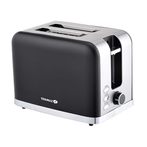 [mTkmzTB16] tekmaz toaster black & stainless steel