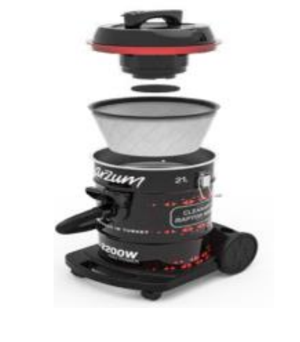 [mArz4107] arzum drum vacuum cleaner 2200w 21l