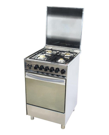 [mUnv854] Universal Gas Cooker 55cm Stainless Steel