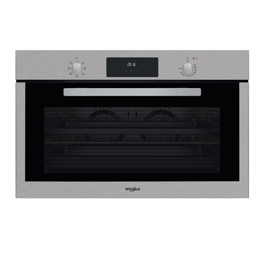 [mWrplMXAK7FIX] Whirlpool Built in Oven Electric 90cm 101Liter Fan Inox