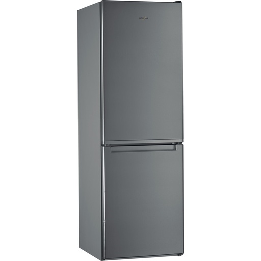 [mWrplW5711EOX] Whirlpool Combi Refrigerator 310Liter - Stainless Steel A+