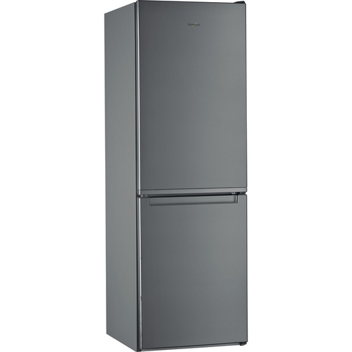 [mWrplW5711EOX] Whirlpool Combi Refrigerator 310Liter - Stainless Steel A+