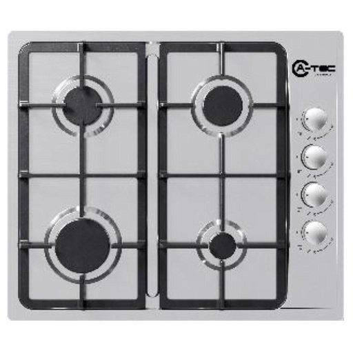 [mATec7012] A-TEC Hob SS 4Burner 60cm FFD Side Knobs