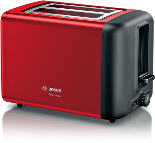 [mBshTAT3P424] Bosch Toaster 970W - Red