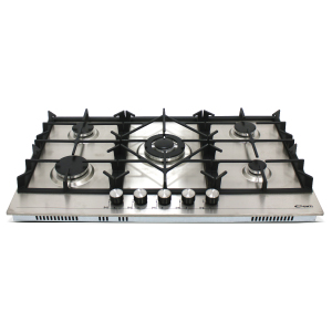 [mCntCgh9502cix] Conti Hob 90cm With 5 Gas Burners Stainless Steel