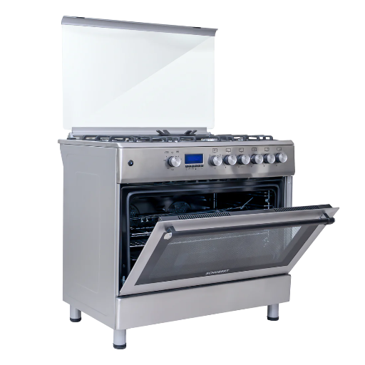 [mShbrT2S96FG1] Schubert Gas Cooker 90cm with Fan - Stainless Steel   T2S96FG1