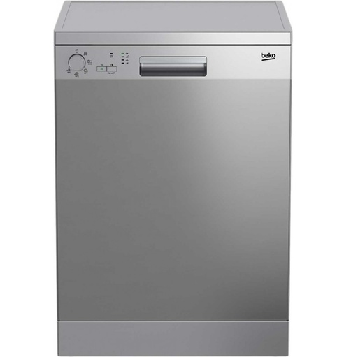 [mBkDFN05311S] Beko Dishwasher 2 Spray 5 Program 13 Sets Silver