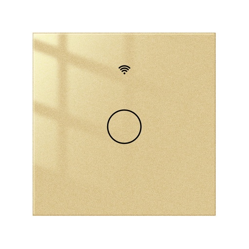 [htMSWRSEU1GDMS] MOES Smart Switch 1 Gang EU - G2Black (WRS-EU1-GD-MS) WiFi+RF