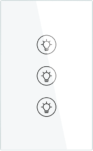 [htMSWSUSD3WHMS] MOES Smart Dimmer Switch 3gang US - White (WS-USD3-WH-MS) WiFi 