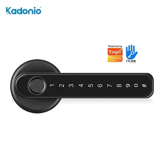 [hTmt403] Automa 403 TUYA Bluetooth Door Handle Lock - Black