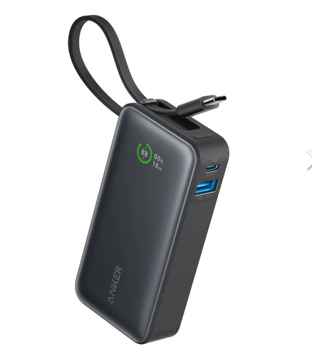 [mAnkA1259H11] Anker Power Bank 10K Nano 30W - Black