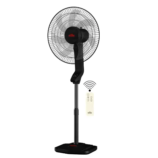 [mLmrFS187BR] Olmar stand Fan 18" Touch Control with Remote - Black بطة